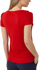 Picture of NNT Uniforms-CAT48H-RED-Cap Sleeve Ruffle Neck T-Top