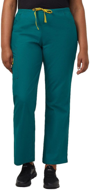 Picture of WonderWink The Romeo Women’s Flare Leg Cargo Pant (CAT3NP-GRN / 5026)