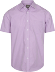 Picture of Gloweave-1637S-Men's Gingham Short Sleeve Shirt - Westgarth