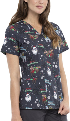 Picture of Cherokee Merry Whatever Christmas  Top (3XL and 4XL)