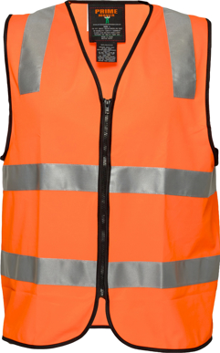 Picture of Prime Mover-MZ104-Stock Printed FIRE WARDEN Day/Night Vest