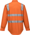 Picture of Prime Mover-MS191-Hi Vis Cotton Drill Shirt