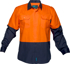 Picture of Prime Mover-MS801-Hi Vis Cotton Drill Shirt