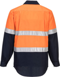Picture of Prime Mover-MC101-Hi Vis Cotton Drill Shirt