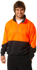 Picture of Australian Industrial Wear -SW13A-Men's Hi-Vis Long Sleeve Fleece Sweat with Collar