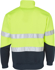Picture of Australian Industrial Wear -SW14-Men's Taped Hi-Vis Long Sleeve Fleece Sweat with Collar and 3M Tapes