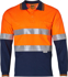Picture of Australian Industrial Wear -SW21A-Men's Taped Long Sleeve Safety Polo