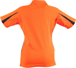 Picture of Australian Industrial Wear -SW26A-Ladies Hi-Vis Legend Short Sleeve Polo With Reflective Piping