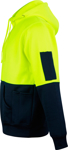 Picture of Australian Industrial Wear -SW38-Unisex Hi-Vis Two Tone Fleecy Hoodie