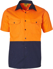 Picture of Australian Industrial Wear -SW53-Men's Cotton Drill Safety Short Sleeve Shirt