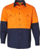 Picture of Australian Industrial Wear -SW54-Men's Cotton Drill Safety Long Sleeve Shirt