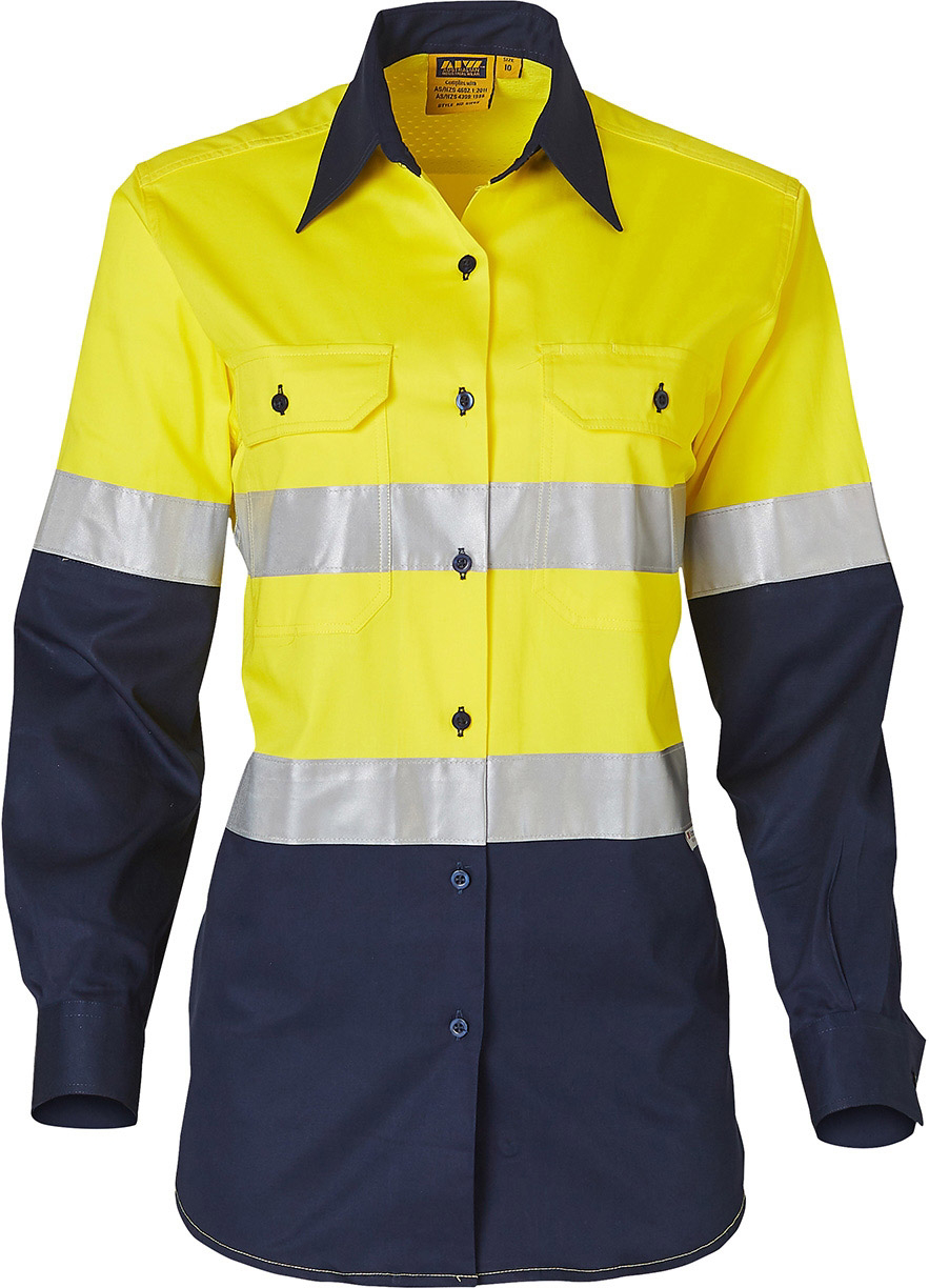 Uniform AustraliaAustralian Industrial Wear SW65Ladies Taped Cotton