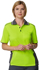 Picture of Australian Industrial Wear -SW79-Unisex Hi-Vis Bamboo Charcoal Vented Short Sleeve Polo