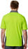 Picture of Australian Industrial Wear -SW79-Unisex Hi-Vis Bamboo Charcoal Vented Short Sleeve Polo