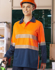 Picture of Australian Industrial Wear -SW86-Unisex Cooldry® Segmented Long Sleeve Polo