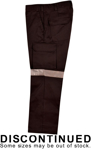 Picture of Australian Industrial Wear -WP13HV-Men's Taped Pre-Shrunk Drill Pants With 3M Tapes Long Leg
