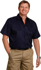 Picture of Australian Industrial Wear -WT01-Men's Cool-Breeze Cotton Short Sleeve Work Shirt
