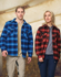 Picture of Australian Industrial Wear -WT07-Unisex Quilted Flannel Shirt-Style Jacket