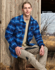 Picture of Australian Industrial Wear -WT07-Unisex Quilted Flannel Shirt-Style Jacket
