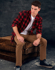 Picture of Australian Industrial Wear -WT11-Unisex Classic Flannel Plaid Long Sleeve Shirt