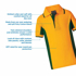 Picture of LW Reid-5220TP-Monash Side-Panel Polo