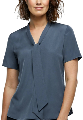 Picture of Corporate Reflection-6801S91-Willow Ladies Loose Fit, Short Sleeve blouse