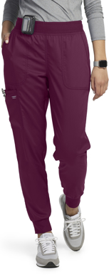Picture of Cherokee Scrubs-CH-WW115P- Women Revolution 5 Pocket Mid Rise Jogger - Petite
