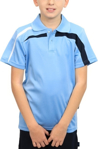 Picture of Be Seen Kids Cooldry Micromesh Short Sleeve Polo (BSP2014K)