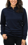 Picture of Be Seen Ladies Cooldry Micromesh Long Sleeve Polo (THE PHOENIX)
