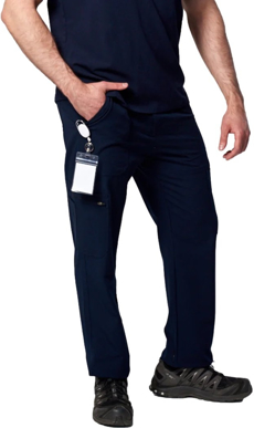 Picture of Dr.Woof Scrubs Men's Straight-Cut 9-Pocket Cargo Pants - Regular (MJ-002R)