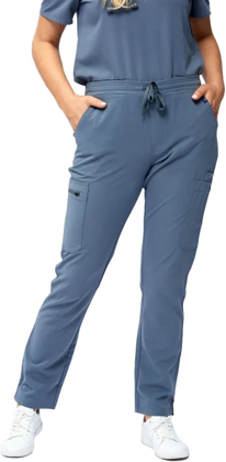 Picture of Dr.Woof Scrubs Women's Skinny 11-Pocket Scrub Pants - Petite (WJ-002P)