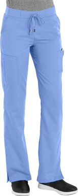 Picture of Grey's Anatomy Womens Destination 6 Pocket Cargo Pants - Petite Ciel Blue Size XS(GR-4277P)