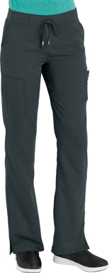 Picture of Grey's Anatomy Womens Destination 6 Pocket Cargo Pants - Petite Steel Size L (GR-4277P)