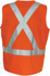 Picture of DNC Workwear Hi Vis Day/Night Cross Back Cotton Safety Vest (3810)