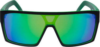 Picture of Unit Workwear Matte Black Green Command Polarised Sunglasses (209130019)