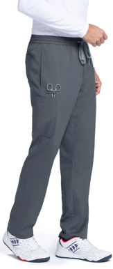 Picture of Grey's Anatomy Womens Classic 5 Pocket Drawstring Pants - Tall Granite M(GR-4232T)