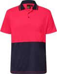 Picture of NCC Apparel Mens Hi Vis Two Tone Short Sleeve Micromesh Polo With Pocket (WSP201)