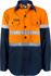 Picture of NCC Apparel Kids Lightweight Hi Vis Long Sleeve Reflective Cotton Drill Shirt (WSK125)