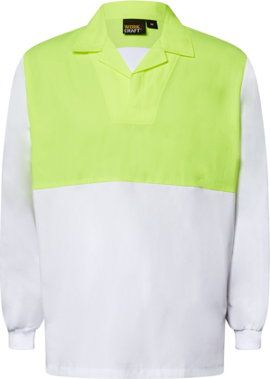 Picture of NCC Apparel Mens Hi Vis Long Sleeve Food Industry Jacshirt With Modesty Insert (WS6069)