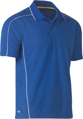 Picture of Bisley Workwear Cool Mesh Polo With Reflective Piping (BK1425)