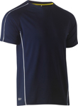 Picture of Bisley Workwear Cool Mesh Tee With Reflective Piping (BK1426)