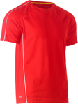 Picture of Bisley Workwear Cool Mesh Tee With Reflective Piping (BK1426)