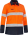 Picture of Bisley Workwear Womens Taped Hi Vis FR Vented Shirt - 185 GSM (BL8438T)