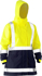 Picture of Bisley Workwear Womens Taped Hi Vis Recycled Rain Shell Jacket (BJL6766T)
