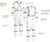 Picture of Bisley Workwear Taped Night Cotton Drill Coverall (BC6806T)