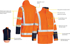 Picture of Bisley Workwear Taped TTMC 5 In 1 Rain Jacket (BJ6377HT)