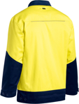 Picture of Bisley Workwear Hi Vis Drill Jacket With Liquid Repellent Finish (BJ6917)