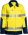 Picture of Bisley Workwear Taped Hi Vis Drill Jacket With Liquid Repellent Finish (BJ6917T)