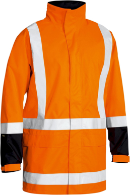 Picture of Bisley Workwear Taped Hi Vis Rain Shell Jacket (BJ6967T)