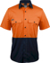 Picture of JB's Wear Mens Hivis Short Sleeve Stretch Work Shirt (6HSWS)